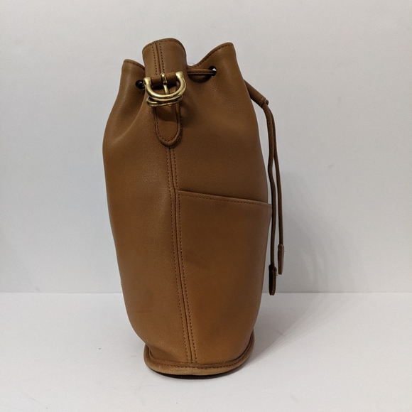 Vintage Coach Equestrian Drawstring Bucket - Picture 3 of 10